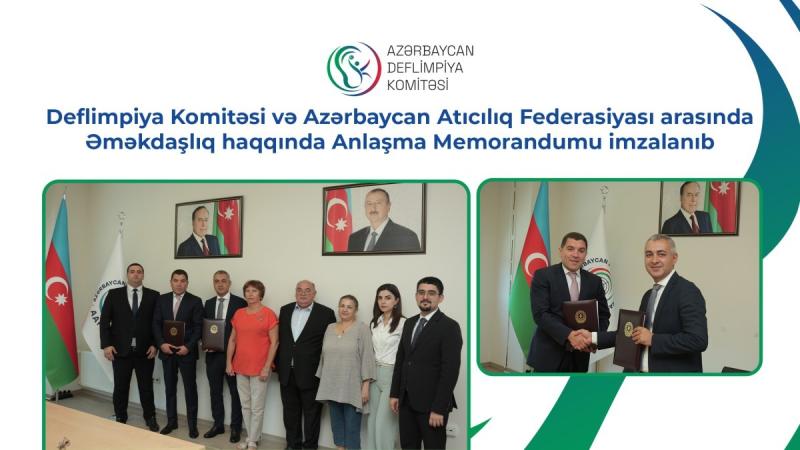 MOU signed between the Deaflympic Committee and the Azerbaijan Shooting Federation