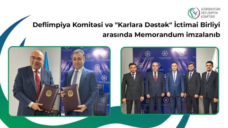 MOU signed between the Deaflympic Committee and the "Support for the Deaf"