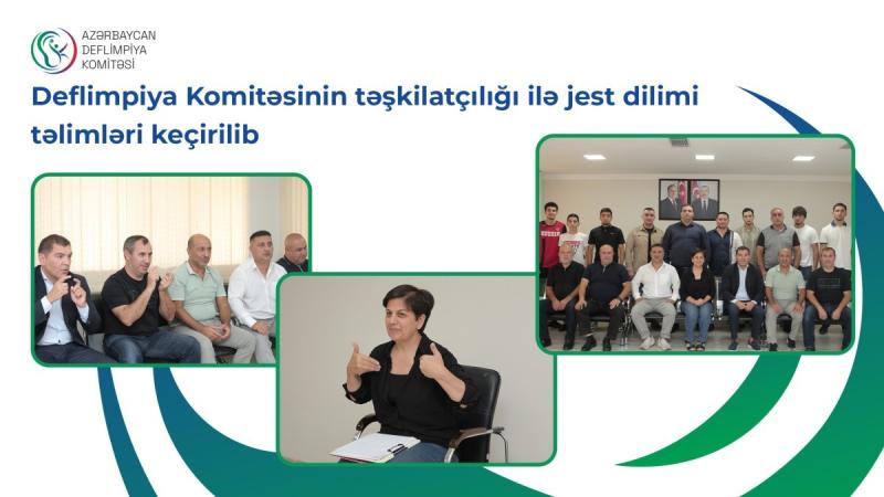 Sign language courses organized by the Deaflympic Committee