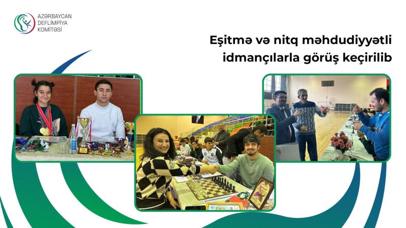 Meeting with athletes with hearing and speech impairments